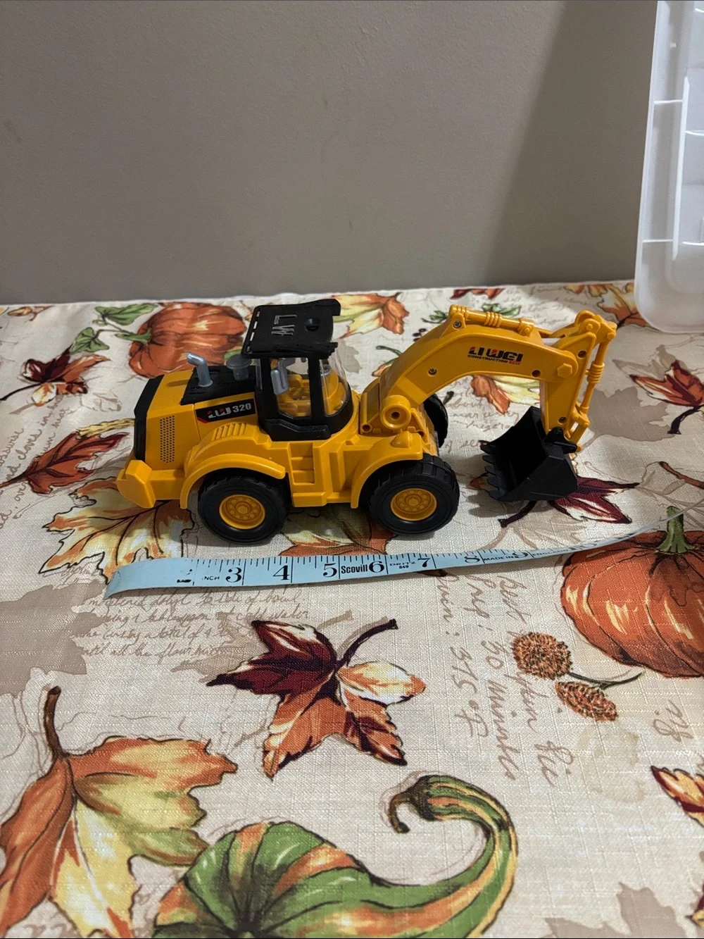 Yellow Kids Excavator Toy - Heavy Duty Construction Vehicle